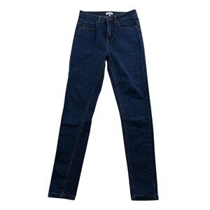 TOBI Womens Jeans Size 26  Ankle Skinny Mid Rise Blue Dark Denim Casual Classic